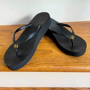 Tory Burch Black Sandles